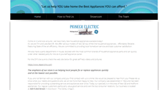 Desktop Screenshot of pioneerappliances.com